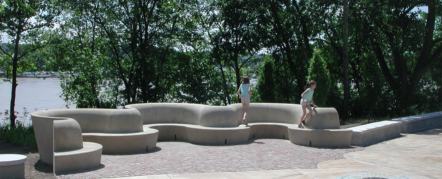 Gaudi Bench at TM Berry International Friendship Park