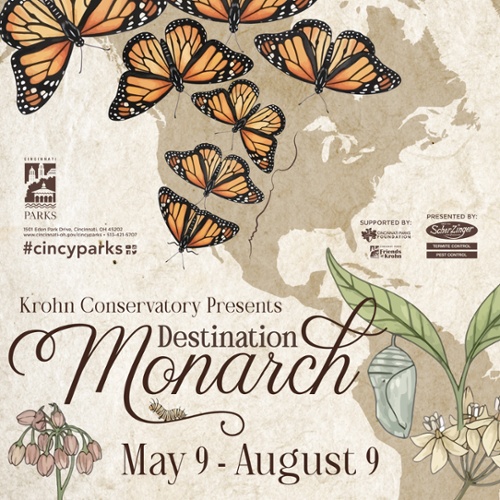 Krohn Conservatory's Butterfly Show: Destination Monarch