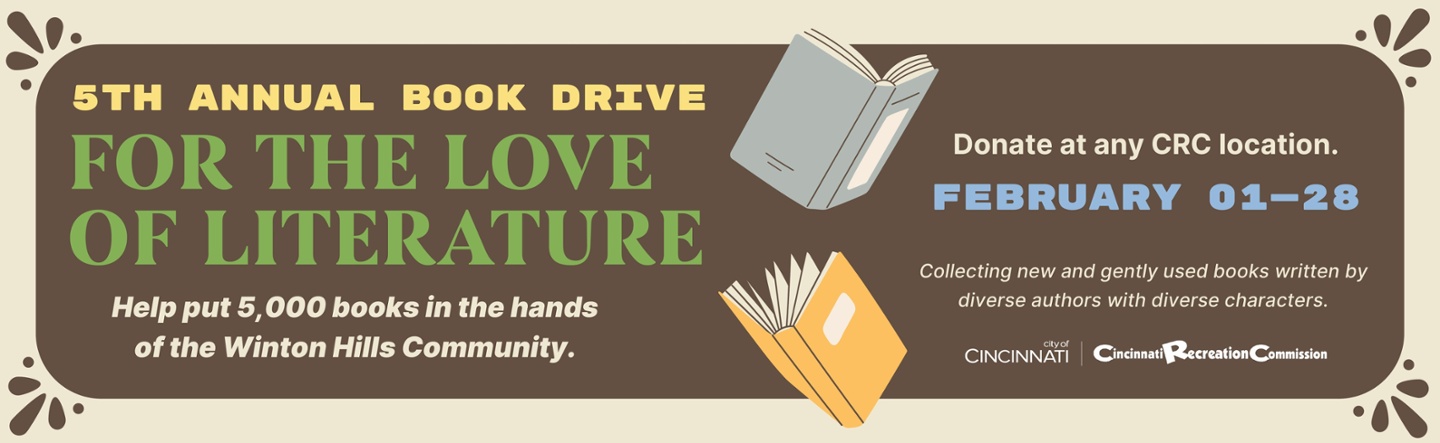 For The Love of Literature Book Drive